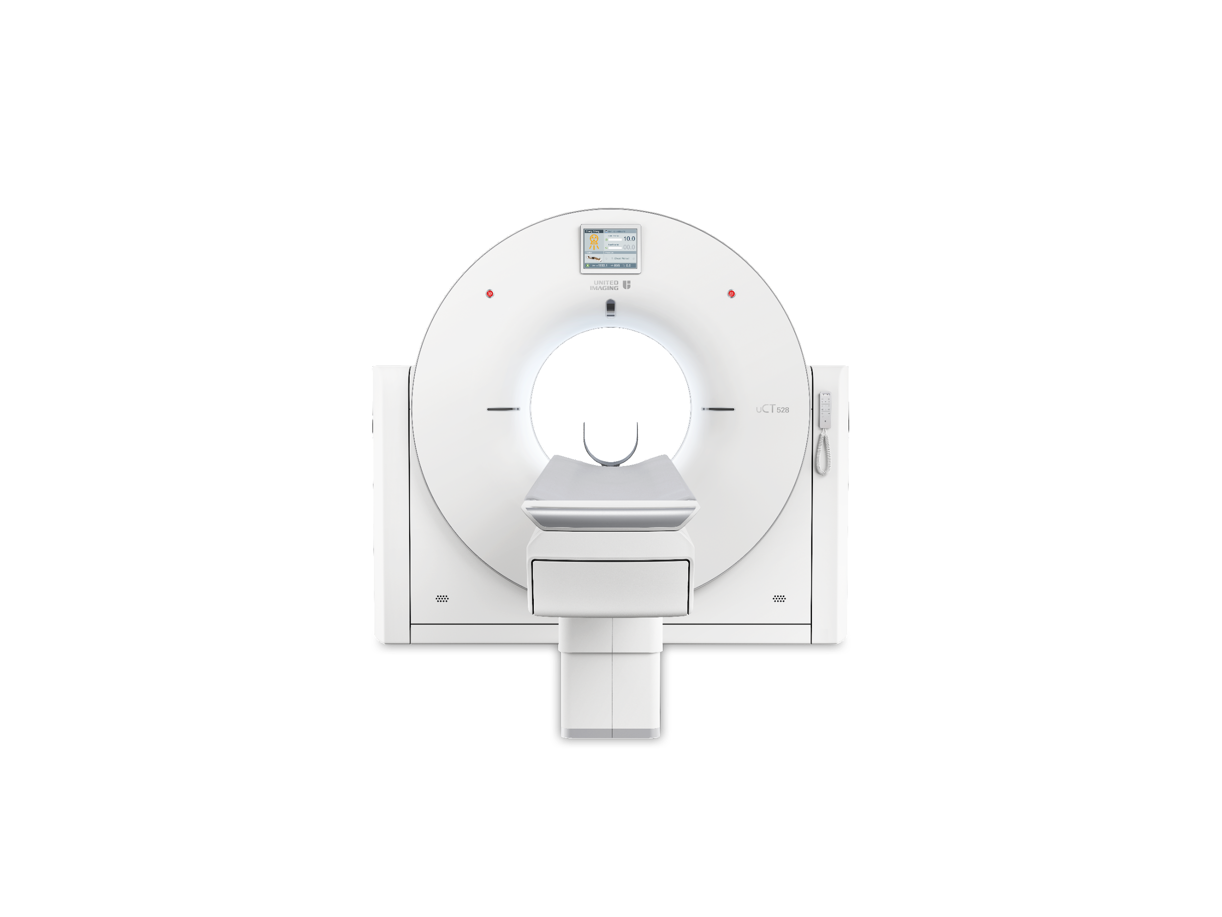 Tomógrafo United Imaging uCT 528 en entorno clínico
